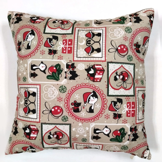 Povlak na polštářek 43 x 43 cm - Vánoční motiv 2