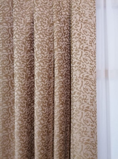 Dekorační látka oboustranná - barva hnědá