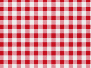 Ubrus Plátno PVC - Červené káro - šíře 140 cm